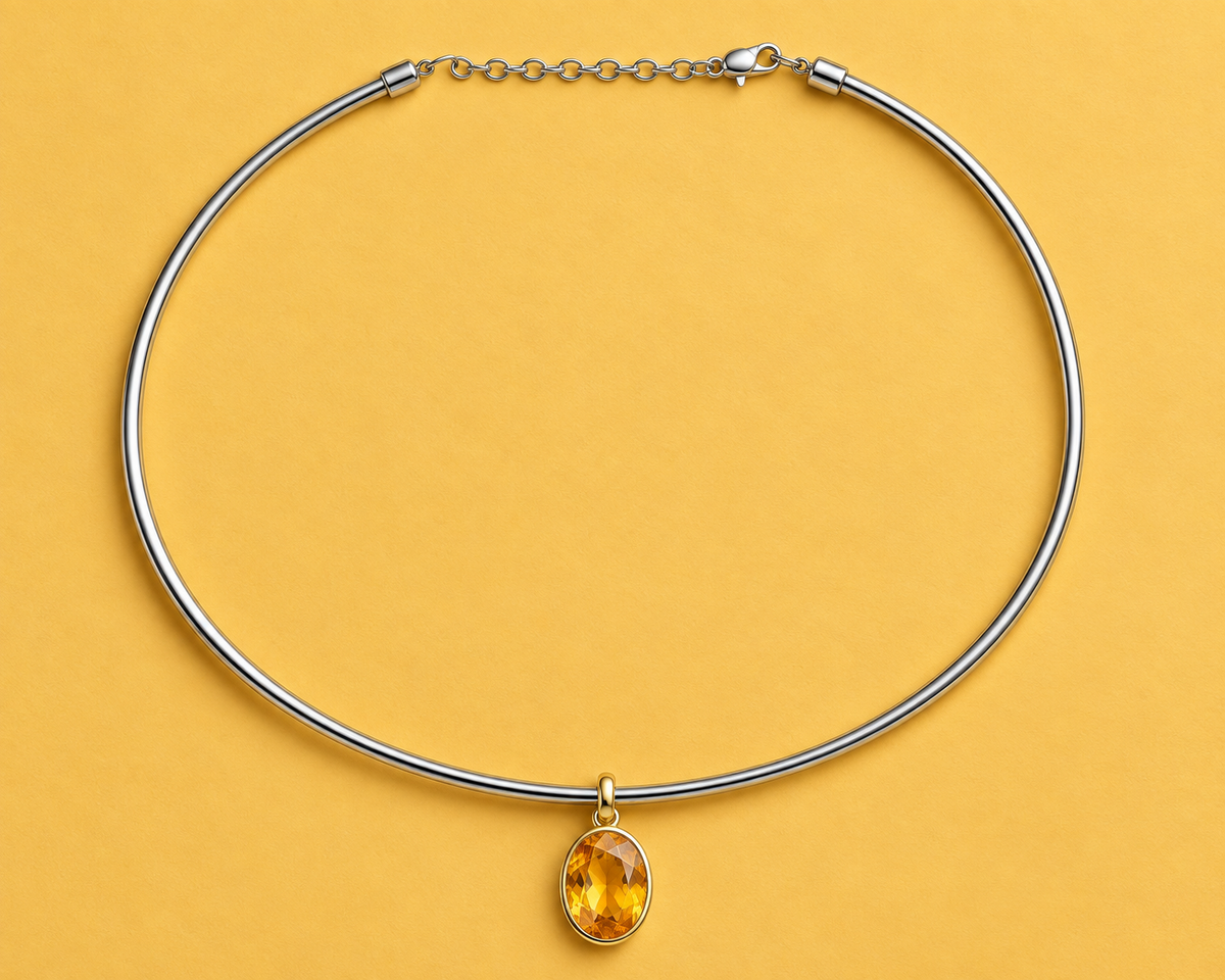 Honey Oval Pendant