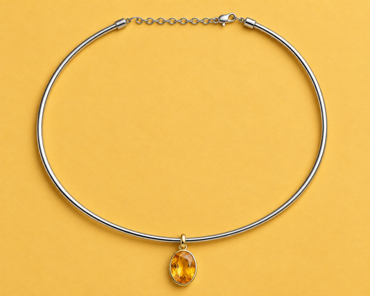 Honey Oval Pendant