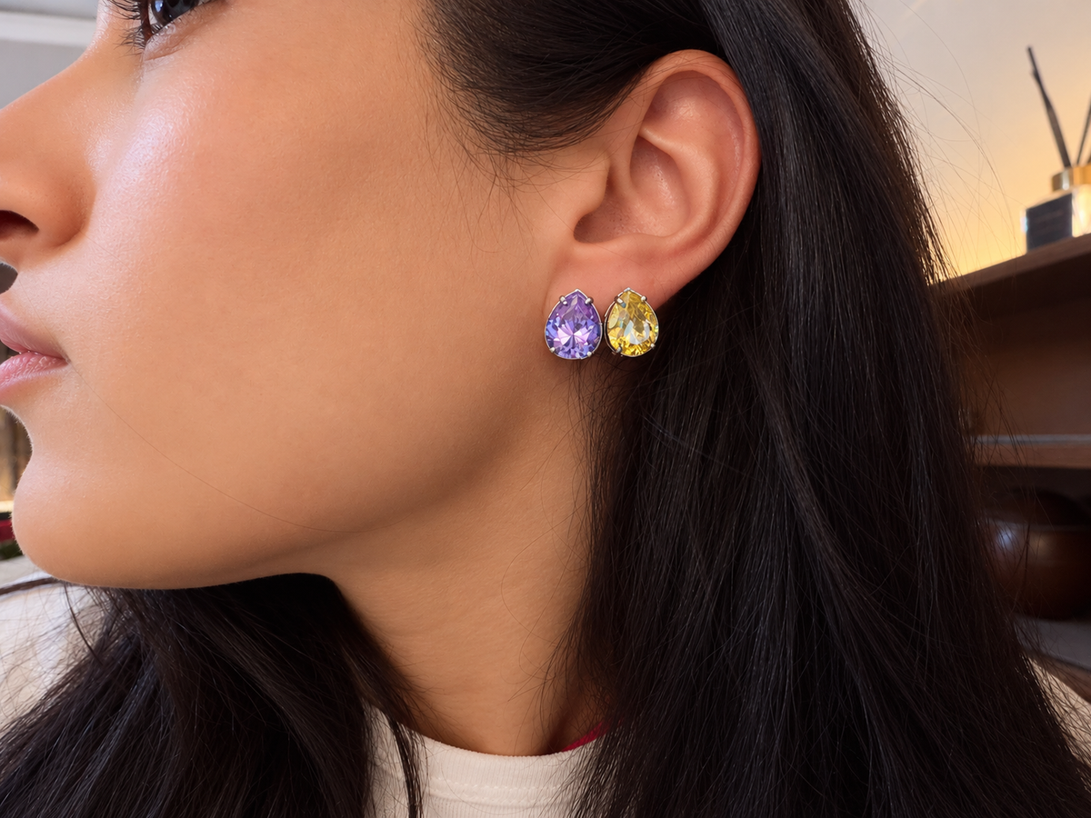 Tear Drop Studs