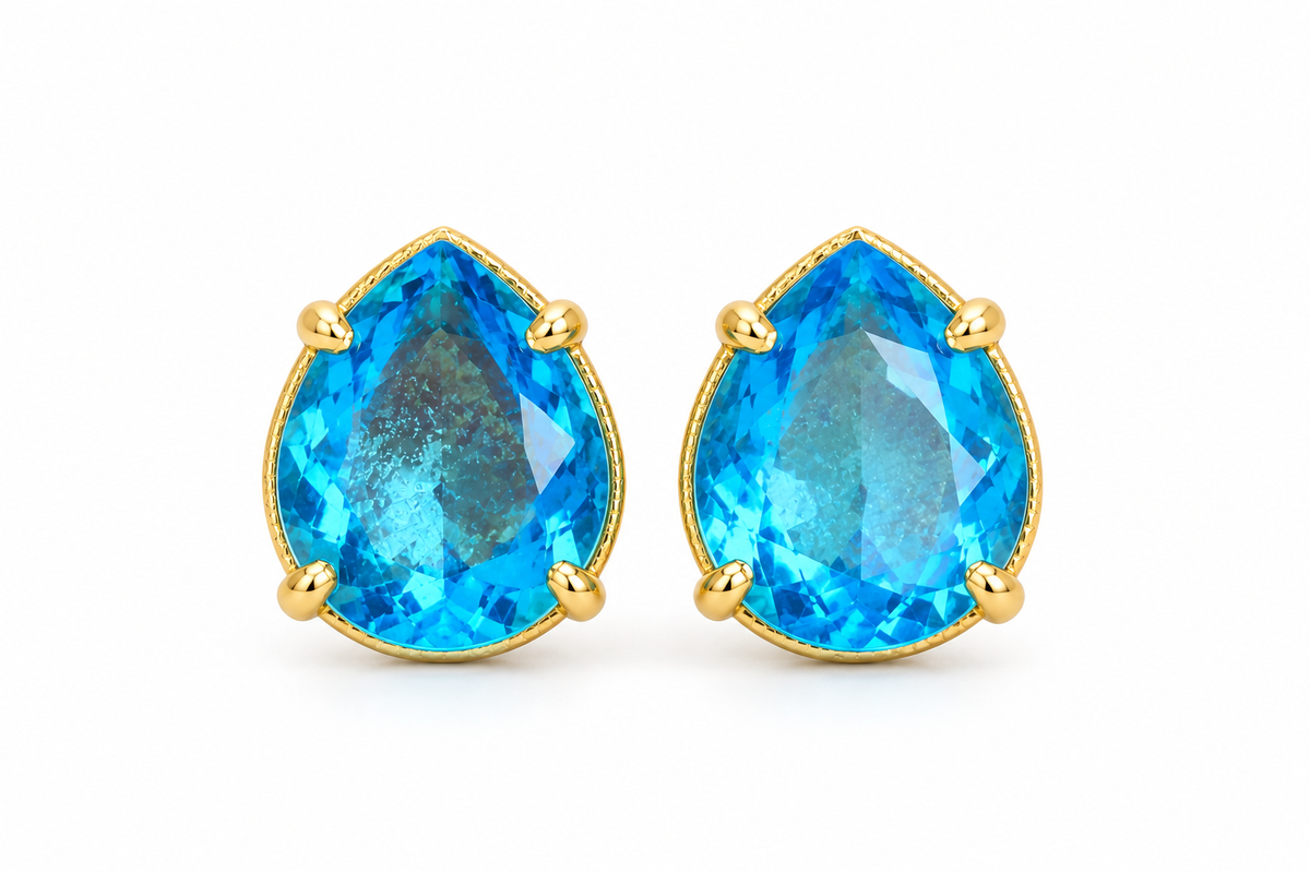 Tear Drop Studs