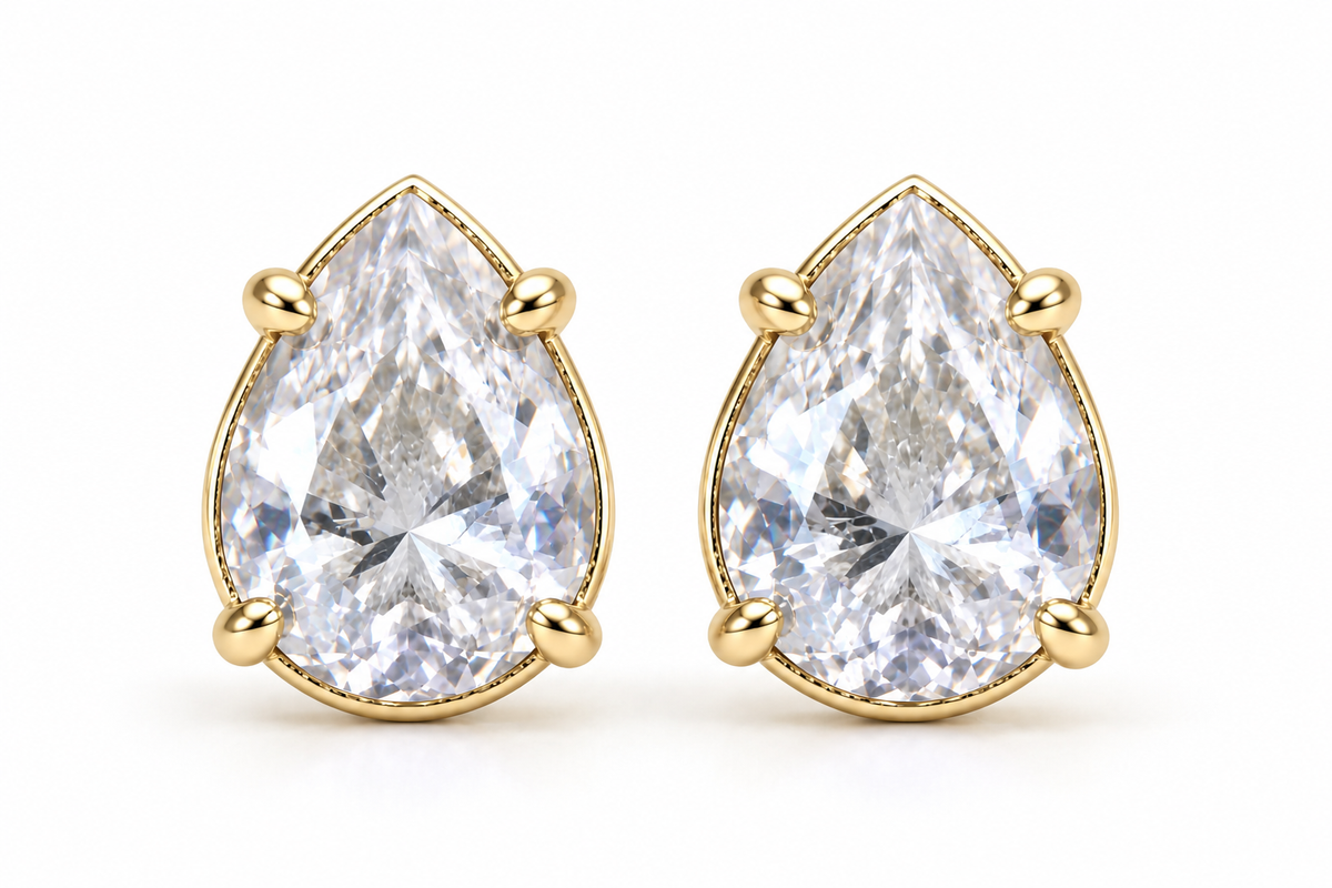 Tear Drop Studs