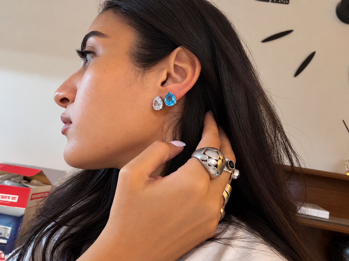 Tear Drop Studs